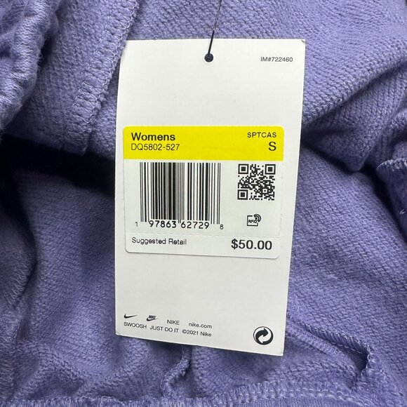 NWT Nike Women's Sportswear Club Fleece Mid Rise 3” Shorts Size Small - Picture 14 of 15